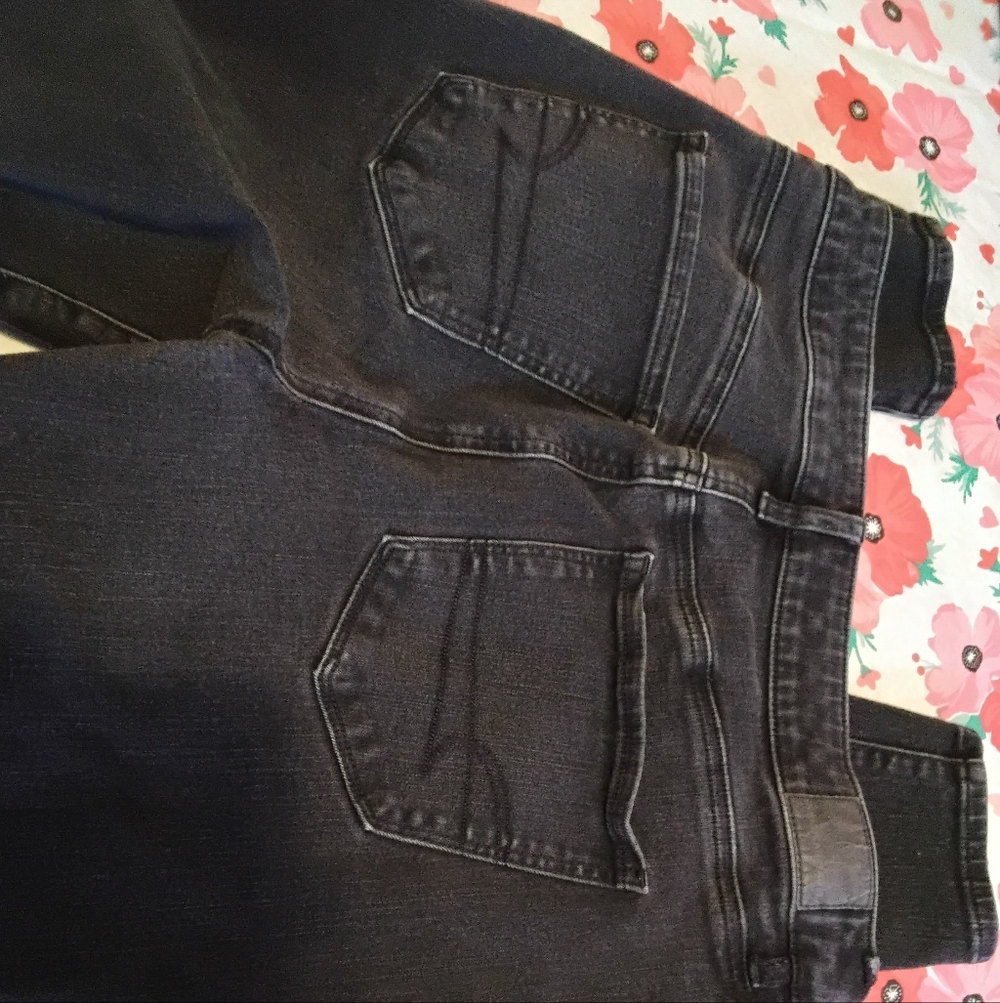 American Eagle AEO Dream Stretch Black Jegging  jeans Women’s Size 14 32W 27L